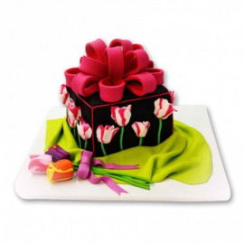 Tulip Box Cake